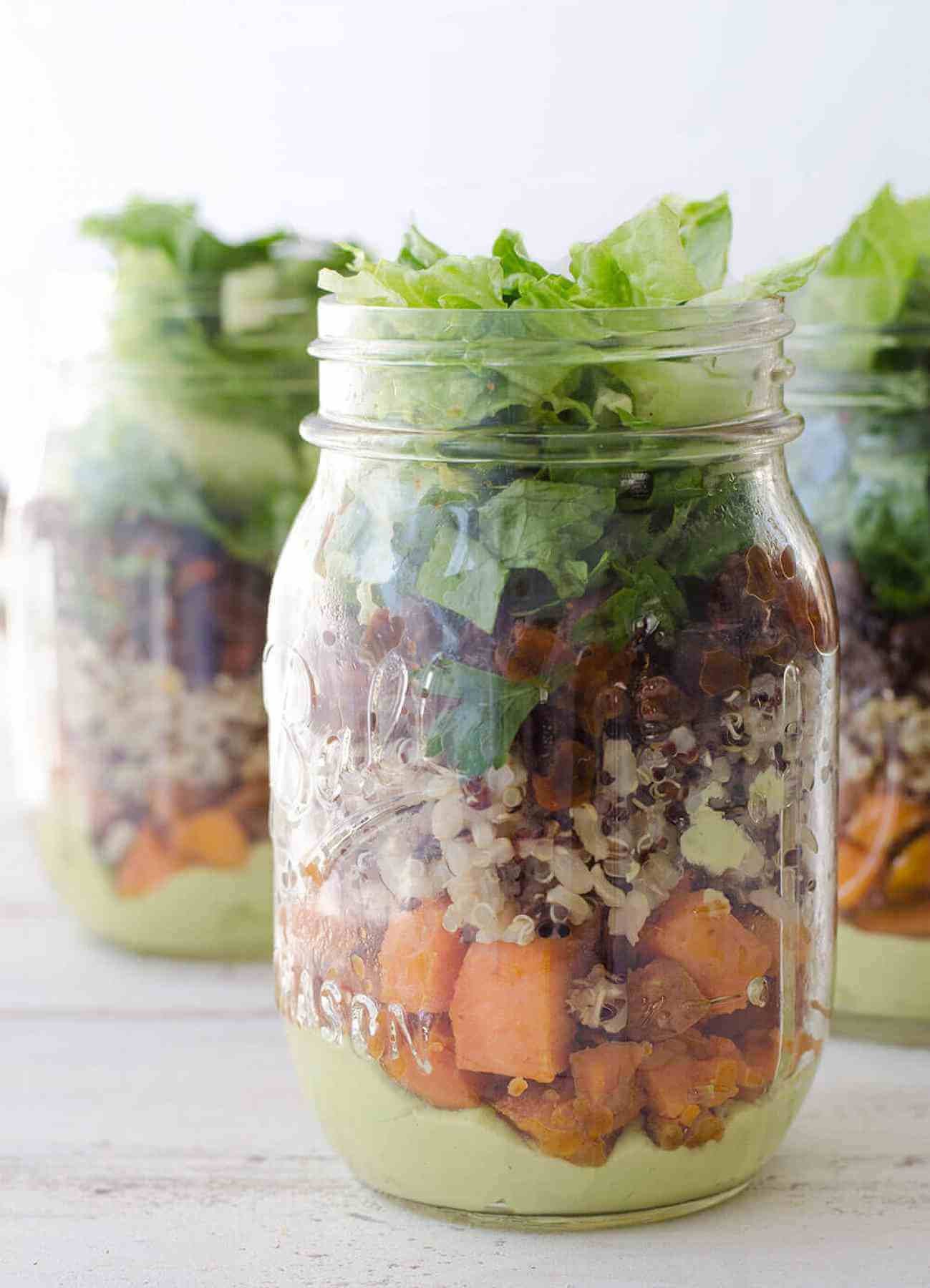 Burrito Bowl Mason Jars