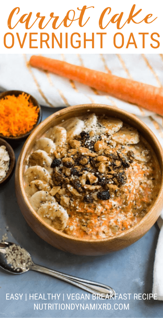 Carrot Cake Overnight Oats