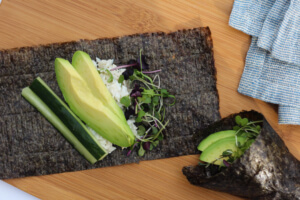 Crab and Nori Handrolls