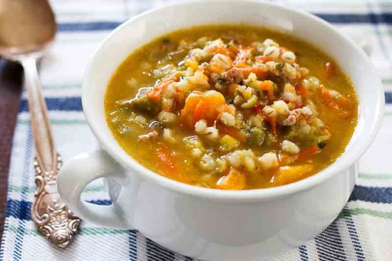 Hearty Butternut Squash Barley Soup