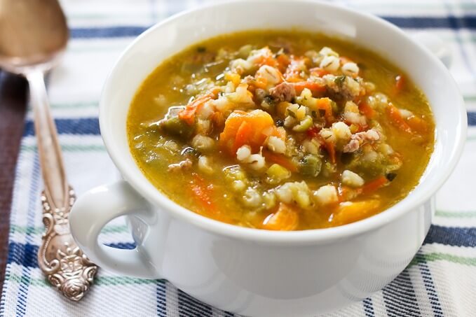 Hearty Butternut Squash Barley Soup