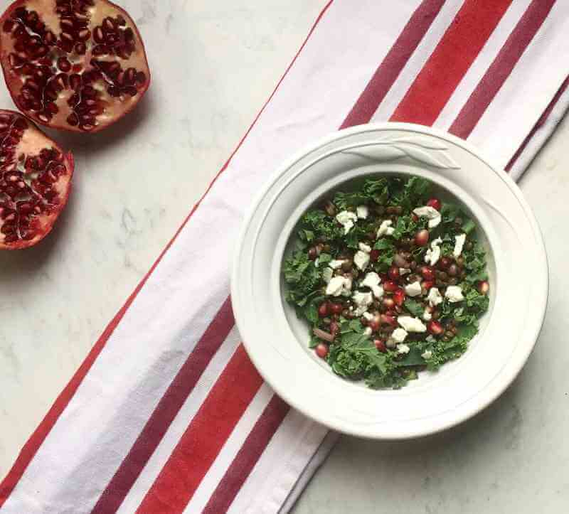 Lentil Pomegranate Salad