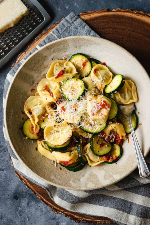 Zucchini Tortellini